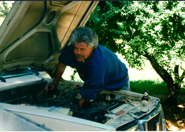 Dad under the hood